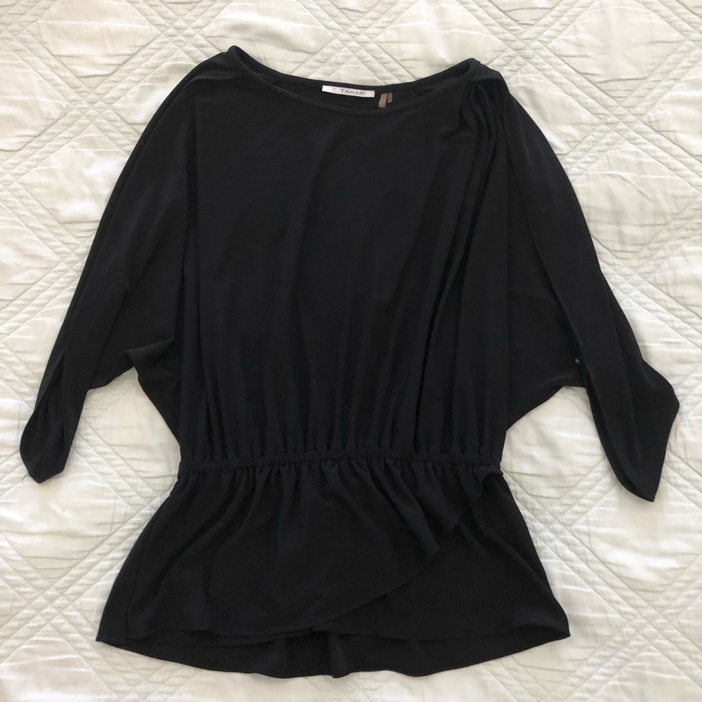 Tahari Split Sleeve Top